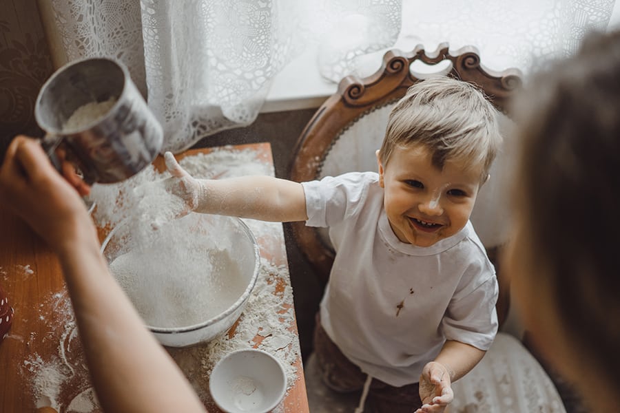 Fotografia de criança em estilo lifestyle