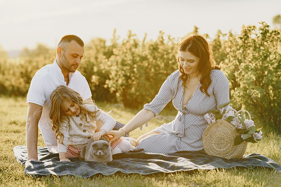 Fotografia de familia em estilo lifestyle